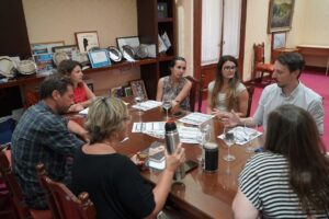 SAN MARTIN RECIBIÓ FUNCIONARIOS DEL MINISTERIO DE INFRAESTRUCTURA