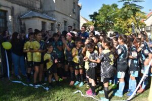 INAUGURAN CANCHA PARA INFANTILES EN LOS CARTEROS