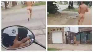 INTENTÓ ROBAR UNA VIVIENDA, LO ENCONTRARON Y LO HICIERON CORRER DESNUDO