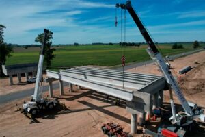 AVANZAN LAS OBRAS DEL TRAMO DE AU 41