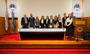 JURARON DIEZ NUEVOS MATRICULADOS EN EL COLEGIO DE ABOGADOS