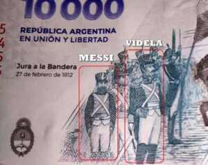 ¿MESSI Y VIDELA EN LOS NUEVOS BILLETES DE DIEZ MIL PESOS?