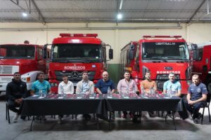 PRESENTACIÓN DE MARATON A BENEFICIO DE BOMBEROS