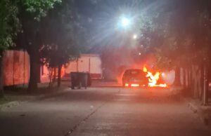 INCENDIO DE VEHÍCULO EN LA MADRUGADA DE HOY