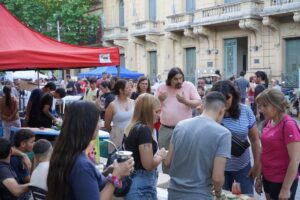MUESTRA DE EDUCACIÓN Y TRABAJO EN PLAZA SAN MARTIN