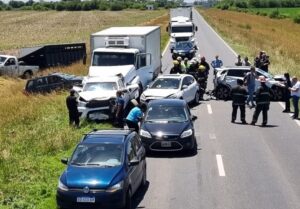 VIOLENTO CHOQUE EN CADENA EN RUTA 5: HAY 16 HERIDOS