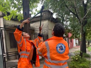 OTRA TORMENTA PASÓ POR MERCEDES: RÁFAGAS DE MÁS DE 75 KILOMETROS POR HORA