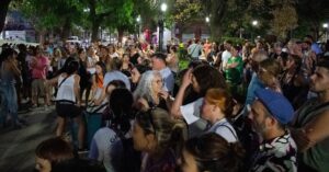 IMPORTANTE MOVILIZACIÓN MERCEDINA EN LA MARCHA FEDERAL ANTIFASCISTA