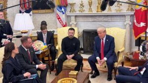 INSÓLITO: ACALORADA DISCUSIÓN Y RETOS DE TRUMP A ZELENSKI ANTE LOS MEDIOS