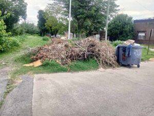 VECINO DEL TROCHA CANSADO DE «CONVIVIR» CON BASURA QUE TIRAN OTROS VECINOS