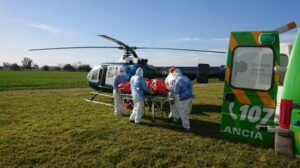 TRASLADO AÉREO DE URGENCIA DE UNA NIÑA DE 8 AÑOS A LA PLATA