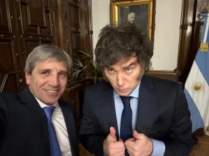MILEI CELEBRÓ LA BAJA DE LA INFLACIÓN Y ELOGIÓ A CAPUTO