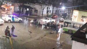 CHOQUE EN CADENA EN AVENIDA 29 Y 4