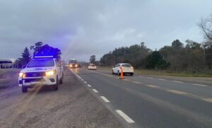 CAMIÓN CORTÓ CABLES DE LUZ E INTERNET EN RUTA 5 A LA ALTURA DE SUIPACHA