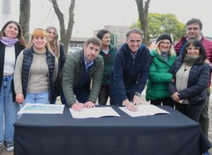 USTARROZ Y KATOPODIS ANUNCIARON PAVIMENTACIÓN DE AVENIDA SAN MARTIN