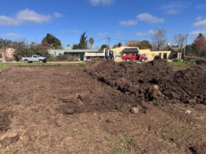 COMENZARON LOS TRABAJOS EN EL FUTURO DESTACAMENTO DE BOMBEROS EN GOWLAND