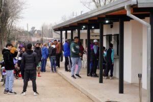 INAUGURAN OBRAS EN EL PREDIO DEPORTIVO DE BARRIO SAN MARTIN