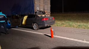 VIOLENTO CHOQUE EN LA AU 5: CONFIRMAN FALLECIMIENTO DEL AUTOMOVILISTA