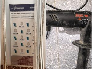 POLICÍA RECUPERA HERRAMIENTAS LOGRADAS EN DOS HURTOS