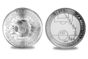 POLÉMICA POR OBVIAR A MARADONA EN LAS MONEDAS DEL GOL DEL SIGLO
