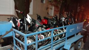 FUERTE OPERATIVO POR MOTOS EN PLAZA SAN LUIS Y OTROS LUGARES EL FIN DE SEMANA