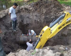 CORTE PROGRAMADO DE AGUA: CONTINÚAN LOS TRABAJOS