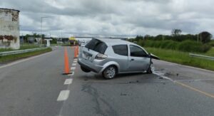 GRAVE SINIESTRO EN EL INGRESO A MERCEDES POR RUTA 5