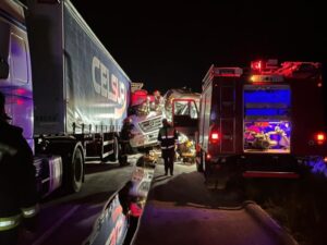 TRAGEDIA EN RUTA 65: CHOQUE EN CADENA DEJA UN MUERTO Y VARIOS HERIDOS