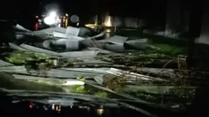 DRAMÁTICO TEMPORAL: EN URDAMPILLETA HUBO 40 VOLADURAS DE TECHO