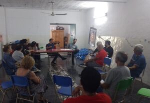 VILLA INDUSTRIAL: USTARROZ COORDINÓ CON VECINOS CONEXIÓN FINAL DE CLOACAS