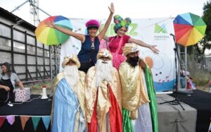 MERCEDES RECIBE EN ESTACIÓN JUEGO A LOS REYES MAGOS