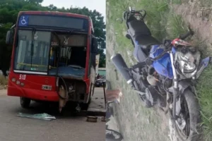 MERLO: UNA FAMILIA MURIÓ TRAS CHOCAR EN MOTO CONTRA UN COLECTIVO