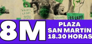 AMM CONVOCA A MOVILIZACIÓN EL 8M Y A PARAR EL LUNES 9
