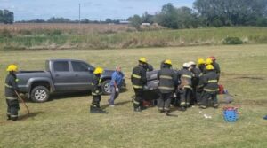 TRIPLE CHOQUE EN RUTA 30: UN FALLECIDO DE RAWSON