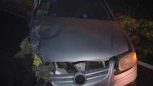 NOCHE DEL SÁBADO: VIOLENTO CHOQUE ENTRE CAMIÓN Y AUTOMÓVIL EN RUTA 5