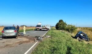 FUERTE CHOQUE EN RUTA 74: UN MUERTO Y DOS HERIDOS DE GRAVEDAD
