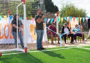 HOLANDA INAUGURÓ SU CANCHA DE CÉSPED SINTÉTICO: «ES EL CORAZÓN DE 3 BARRIOS»