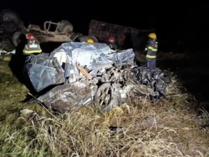 VIOLENTO CHOQUE FRONTAL EN RUTA 5: UN HOMBRE PERDIÓ LA VIDA