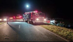 TRÁGICO CHOQUE EN RUTA 5: UN MUERTO Y UN HERIDO DE GRAVEDAD EN SUIPACHA
