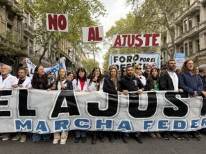 CON FUERTE PRESENCIA MERCEDINA: MARCHA FEDERAL POR LA SALUD