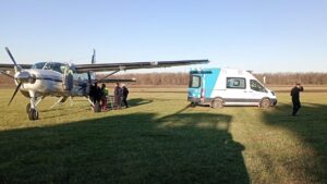 OPERATIVO DE AEROEVACUACIÓN COORDINADO CON ÉXITO POR EL DUBARRY